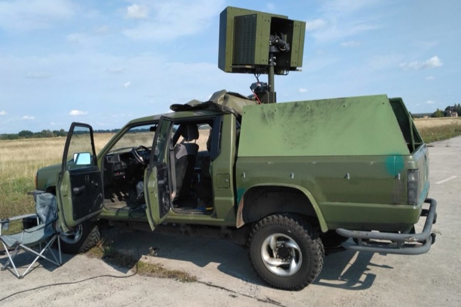 Bukovel-AD jammer shown by Ukraine's Support Forces Command.