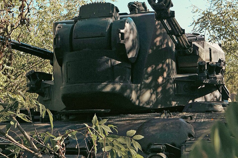 A Gepard self-propelled anti-aircraft gun in Ukrainian military service.
