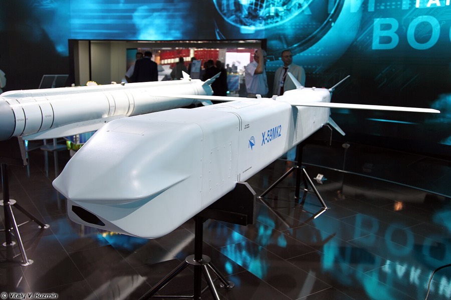 Kh-59MK2 air-launched cruise missile at the MAKS-2015 air show.