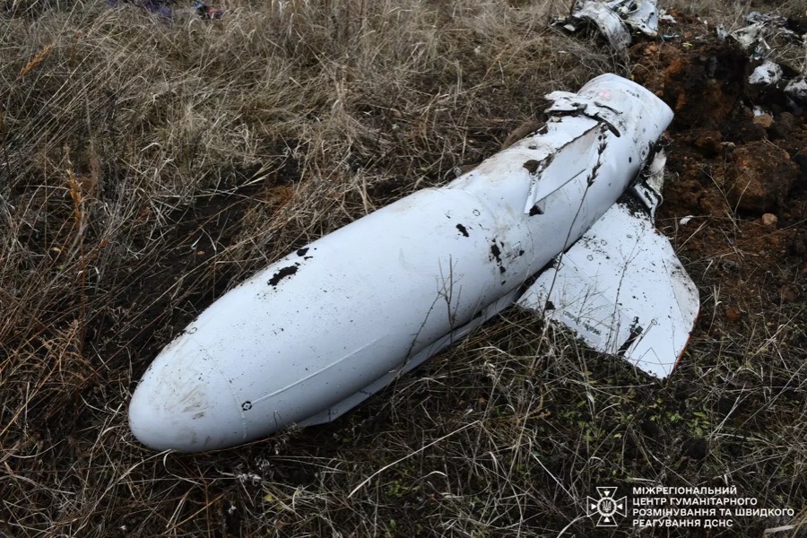 Unexploded Kh-59 that fell on a private house in Kharkiv, December 2024.