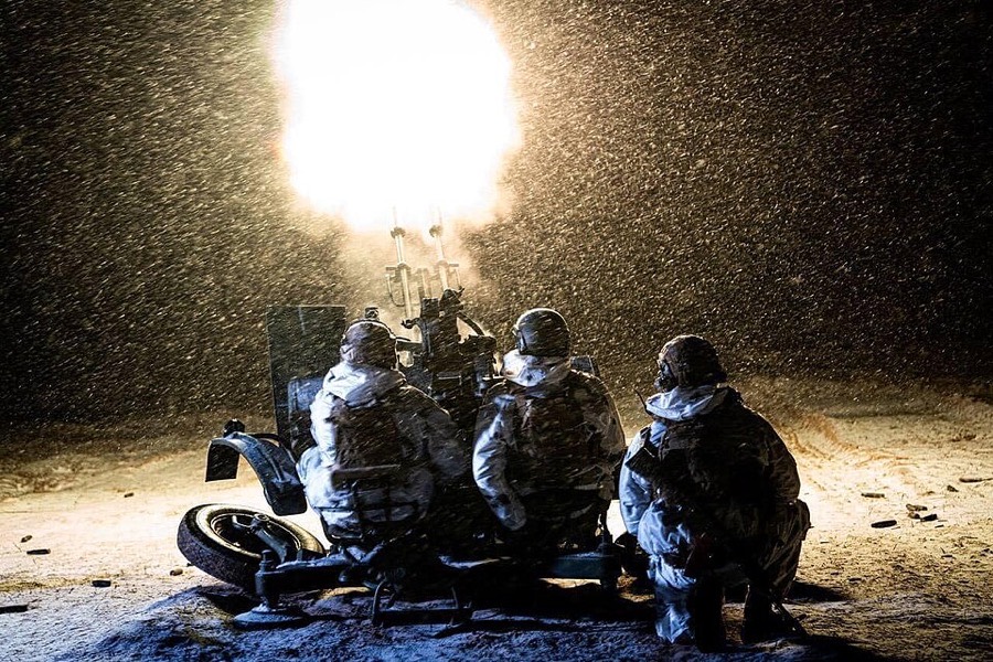 A Ukrainian National Guard mobile group hunting Russian attack drones.