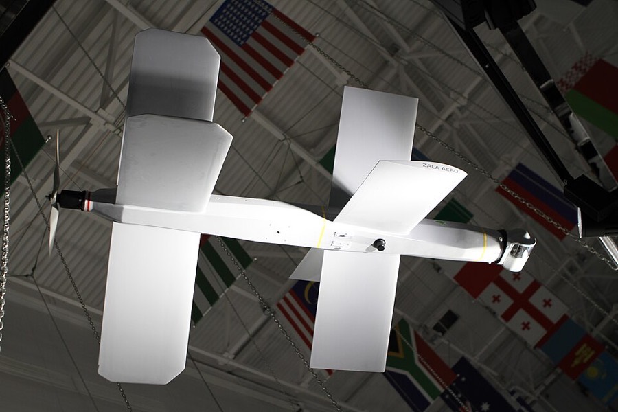 ZALA Lancet loitering munition on display at the Army-2020 forum.